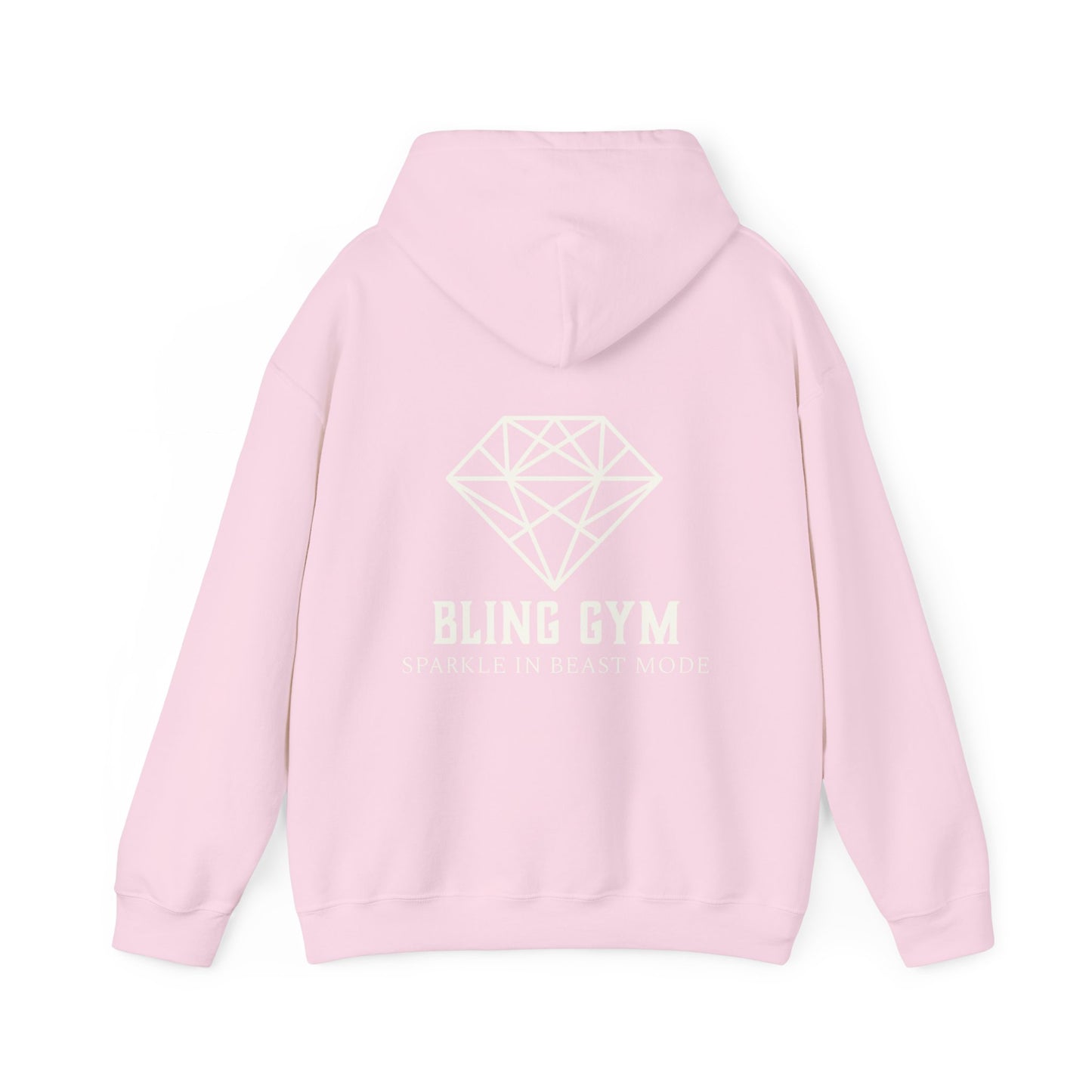 Baby Pink| Bling Gym Pump Cover| Gym Hoodie| Hooded Sweatshirt| Loungewear| Airport Outfit| Oversized Hoodie