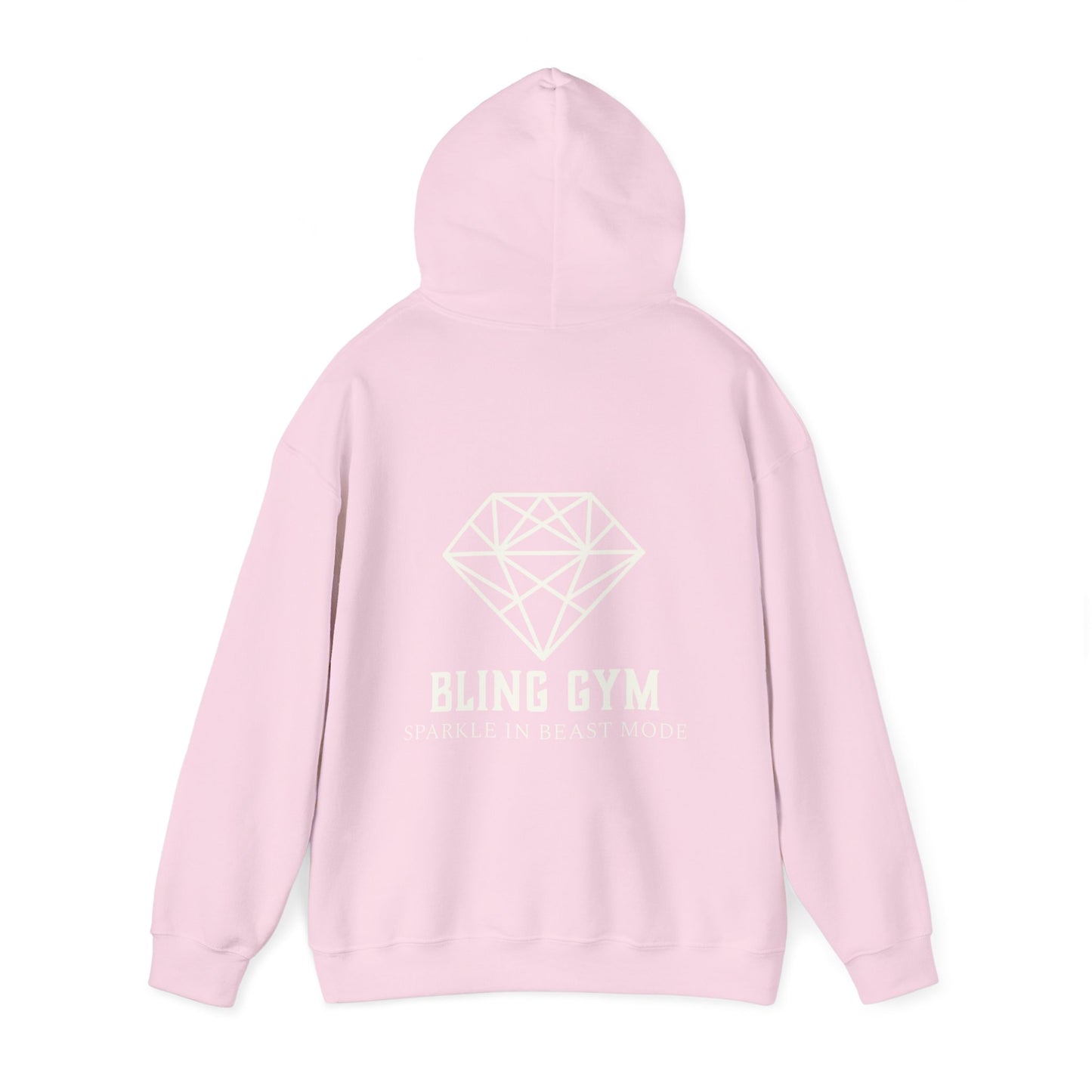 Baby Pink| Bling Gym Pump Cover| Gym Hoodie| Hooded Sweatshirt| Loungewear| Airport Outfit| Oversized Hoodie