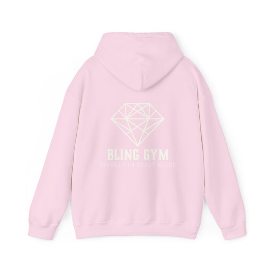 Baby Pink| Bling Gym Pump Cover| Gym Hoodie| Hooded Sweatshirt| Loungewear| Airport Outfit| Oversized Hoodie