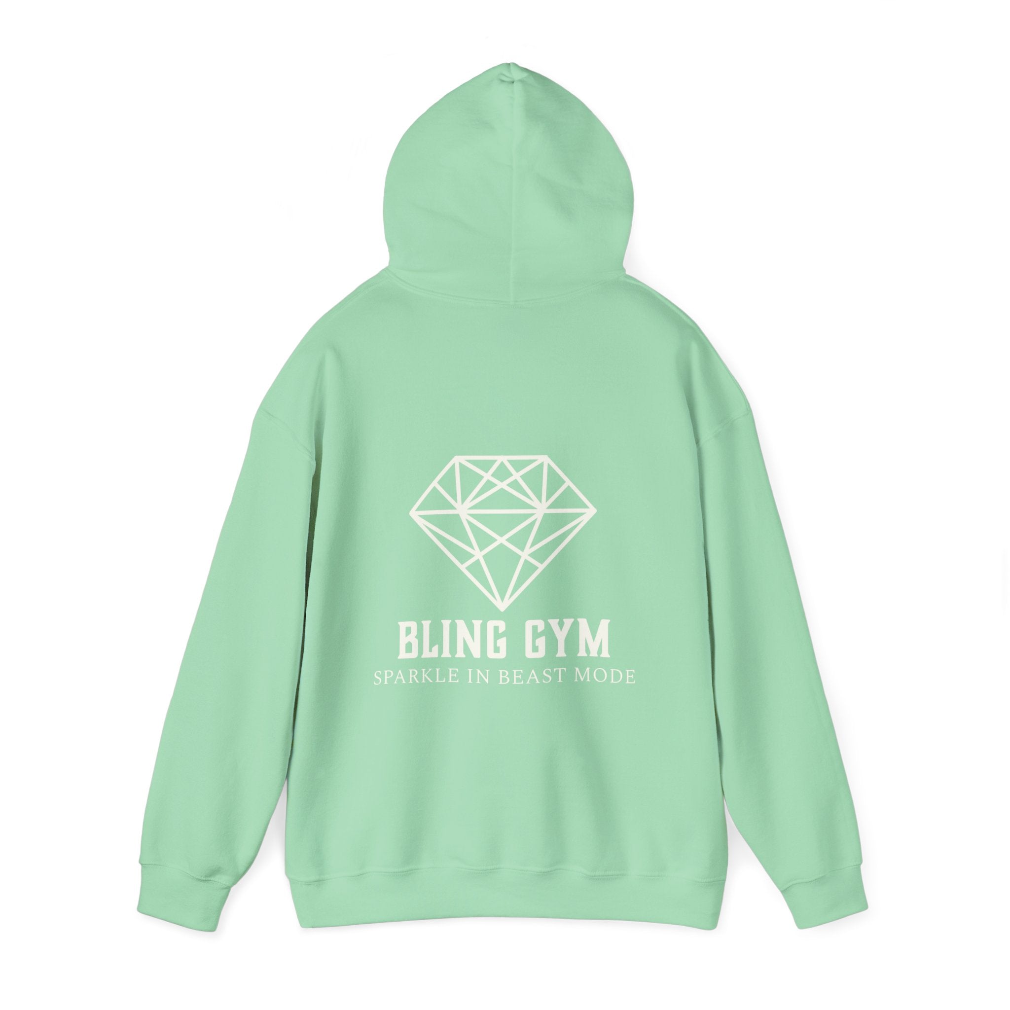 Mint green hooded sweatshirt online