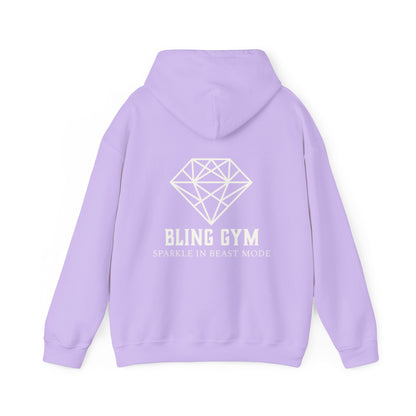 Orchid Purple| Bling Gym Pump Cover| Oversized Hoodie| Gym Jumper| Hooded Sweatshirt| Loungewear| Airport Outfit| Oversized Jumper