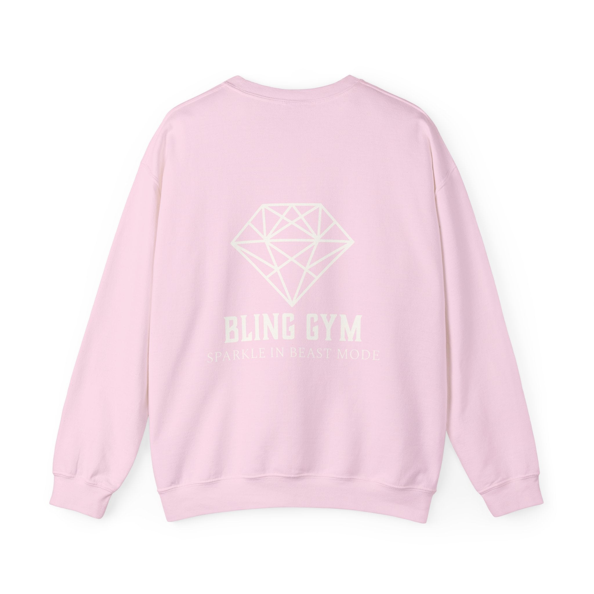 Baby pink crew neck jumper best sale