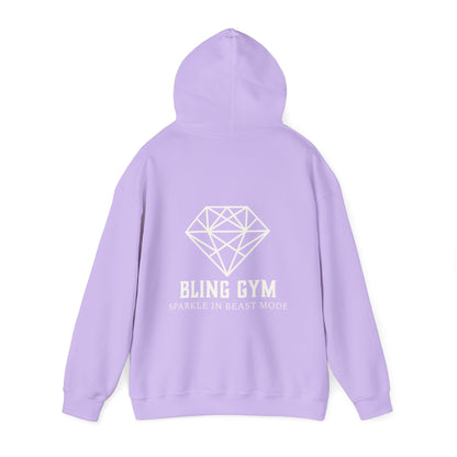 Orchid Purple| Bling Gym Pump Cover| Oversized Hoodie| Gym Jumper| Hooded Sweatshirt| Loungewear| Airport Outfit| Oversized Jumper