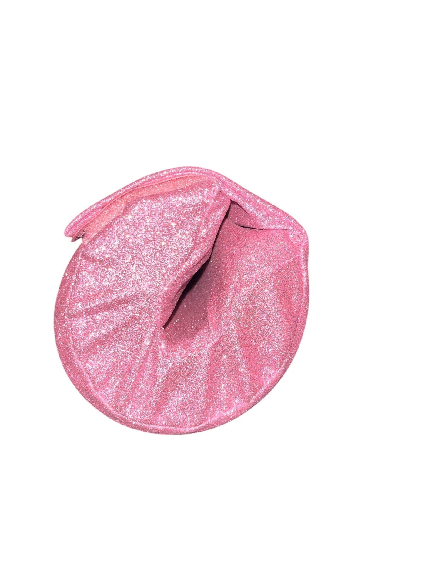 Bling Gym Pink Glitter Barbell Pad - Thick Foam and velcro closure for secure heavy lifts