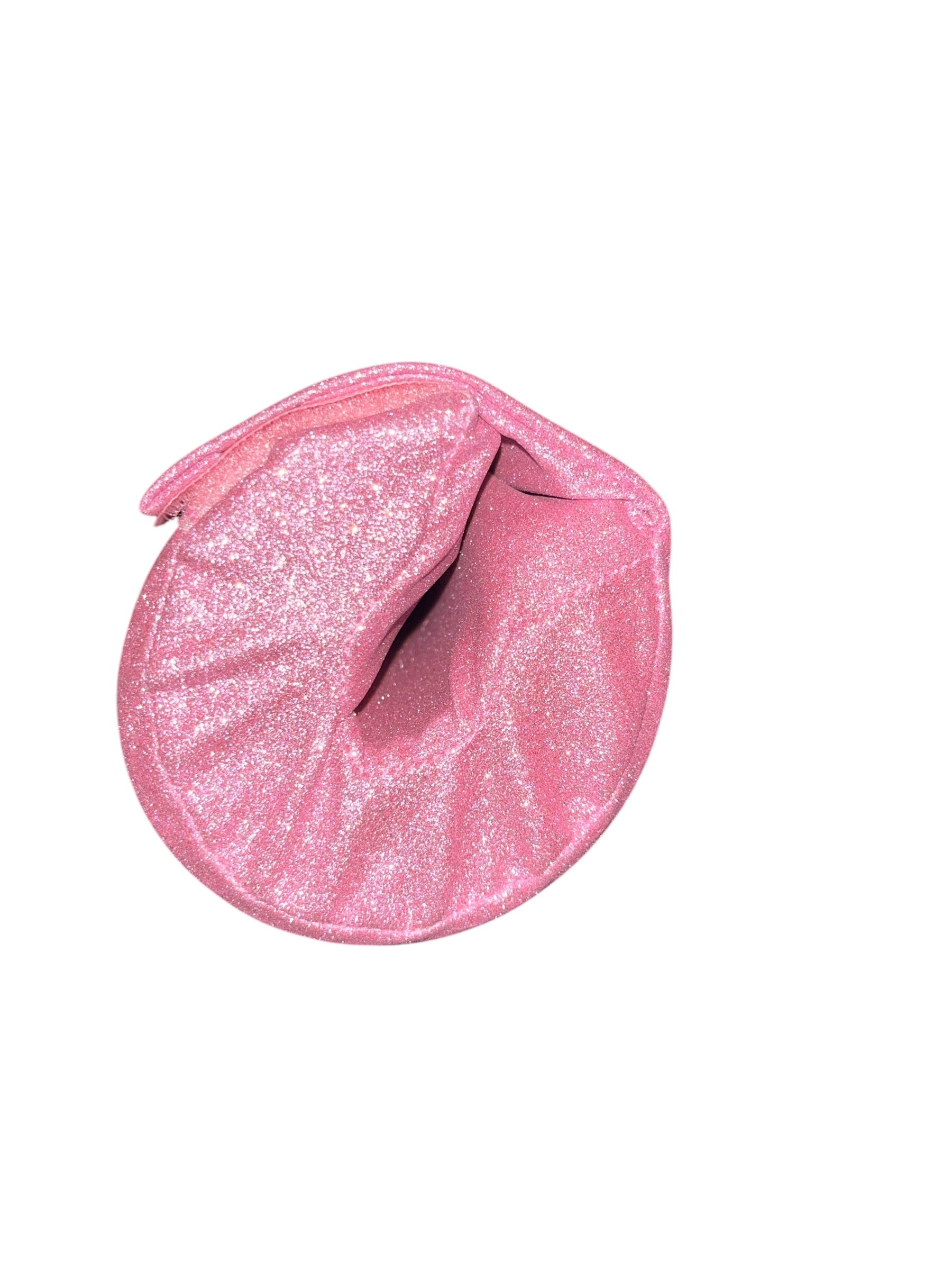 Bling Gym Pink Glitter Barbell Pad - Thick Foam and velcro closure for secure heavy lifts